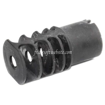5KU 63mm RRD-4C Frein de Bouche Cache-Flamme Convient pour +24mm CW sens horaire filetage Canon Fusil Airsoft Noir