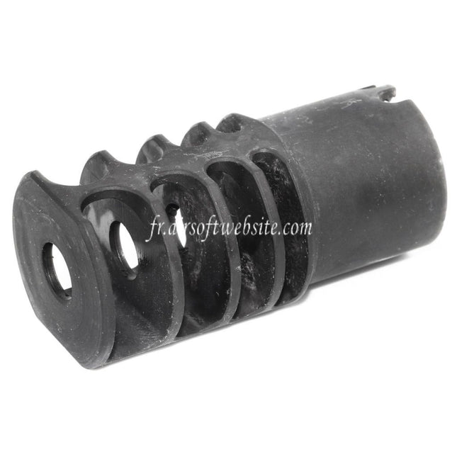 5KU 63mm RRD-4C Frein de Bouche Cache-Flamme Convient pour +24mm CW sens horaire filetage Canon Fusil Airsoft Noir