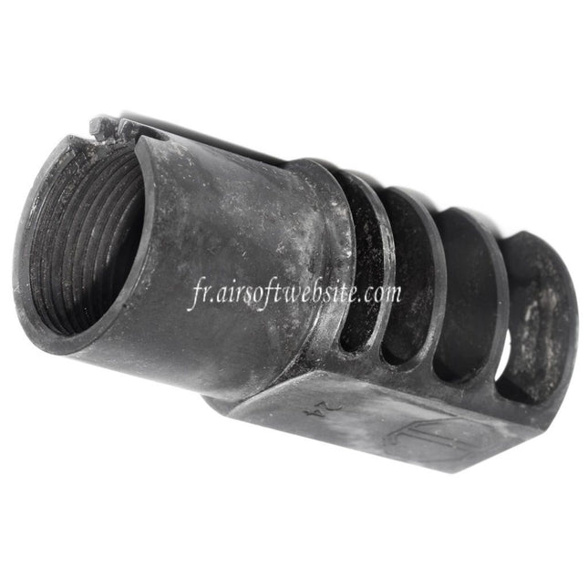 5KU 63mm RRD-4C Frein de Bouche Cache-Flamme Convient pour +24mm CW sens horaire filetage Canon Fusil Airsoft Noir