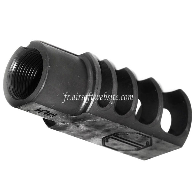 5KU 53mm R Billes-4C Slim Frein de Bouche Cache-Flamme Convient pour -14mm CCW sens antihoraire Canon Fusil Airsoft Noir