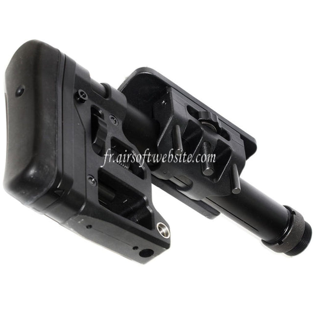 CYMA Tactical SPR Crosse Convient pour CYMA CM708 Série Sniper / Tokyo Marui M4 AEG Fusil Airsoft Noir