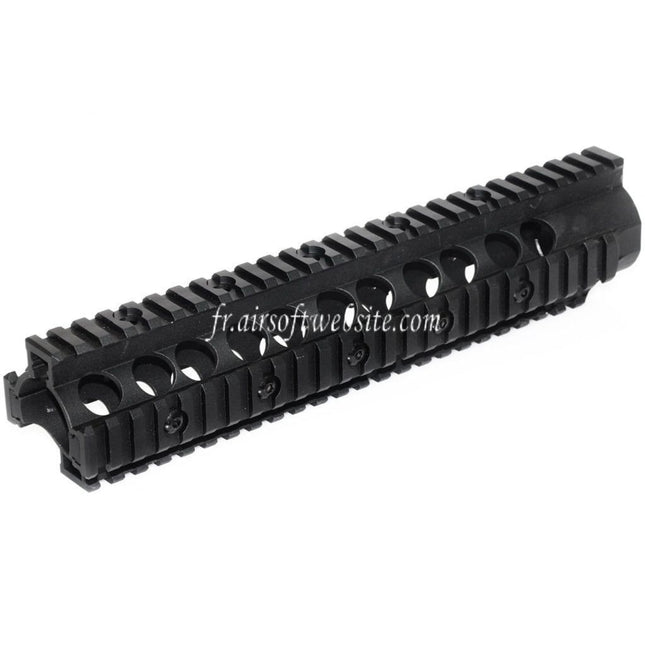 CYMA 10.5 Pouces 265mm Aluminum Haut Cut RAS Rail de Garde-Main Convient pour CYMA G&P VFC King Arms Tokyo Marui M4 AEG GBB Fusil Airsoft Noir