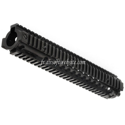 CYMA 304mm Aluminum MK18 Style RAS Rail de Garde-Main Convient pour CYMA M4 M16 AEG Fusil Airsoft Noir