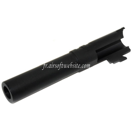 5KU 4.3 Pouces Acier Inoxydable Canon Extérieur +11mm CW sens horaire Convient pour Tokyo Marui Hi-Capa 4.3 GBB Pistolet Airsoft