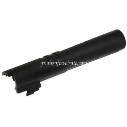 5KU 4.3 Pouces Acier Inoxydable Canon Extérieur +11mm CW sens horaire Convient pour Tokyo Marui Hi-Capa 4.3 GBB Pistolet Airsoft