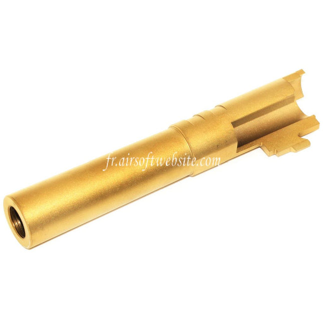 5KU 4.3 Pouces Acier Inoxydable Canon Extérieur +11mm CW sens horaire Convient pour Tokyo Marui Hi-Capa 4.3 GBB Pistolet Airsoft