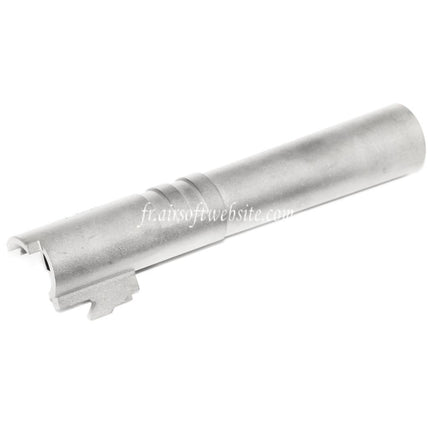 5KU 4.3 Pouces Acier Inoxydable Canon Extérieur +11mm CW sens horaire Convient pour Tokyo Marui Hi-Capa 4.3 GBB Pistolet Airsoft