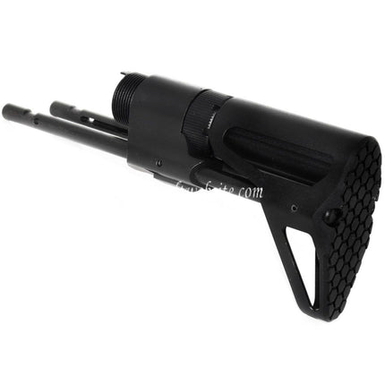 5KU PDW Rétractable Sliding Crosse Convient pour GHK VFC WE (WE-TECH) WA M4 Série GBB Fusil Airsoft Noir