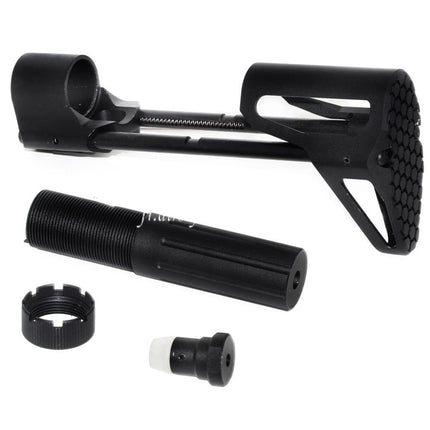 5KU PDW Rétractable Sliding Crosse Convient pour GHK VFC WE (WE-TECH) WA M4 Série GBB Fusil Airsoft Noir