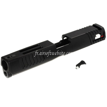 APS Aluminum Glissière Convient pour APS SHARK Série 6mm 4.5mm GBB Pistolet Airsoft Noir
