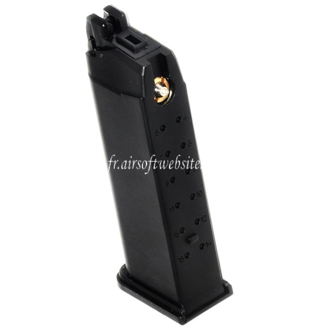DOUBLE BELL 20 Billes Gaz Chargeur Convient pour G19 G23 G26 Série GBB Pistolet Airsoft Noir