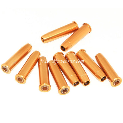 DOUBLE BELL 10er Set Metallpatronen Passend für DOUBLE BELL M1894 Winchester Shell Ejecting Airsoft Gewehr