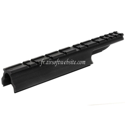 King Arms 218mm FAL Scope Mount Base Rail Receiver Cover Fits King Arms FAL Series AEG Airsoft Rifle Black