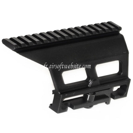 CYMA 155mm Aluminum Railed QD Scope Mount Fits for SVD AK Series AEG Airsoft Rifle Black