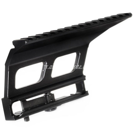 CYMA 155mm Aluminum Railed QD Scope Mount Fits for SVD AK Series AEG Airsoft Rifle Black