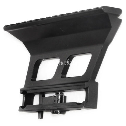 CYMA 155mm Aluminum Railed QD Scope Mount Fits for SVD AK Series AEG Airsoft Rifle Black
