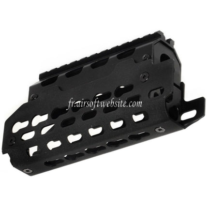 CYMA Aluminium KeyMod Rail de Garde-Main Convient pour AK74U Série AEG GBB Fusil Airsoft Noir