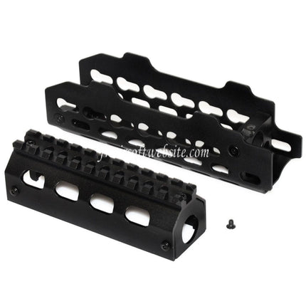 CYMA Aluminium KeyMod Rail de Garde-Main Convient pour AK74U Série AEG GBB Fusil Airsoft Noir