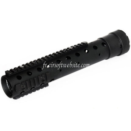 CYMA 323mm Aluminium MK12 SPR Mod 0 Free Float Rail de Garde-Main Convient pour M4 M16 Série AEG Fusil Airsoft Noir