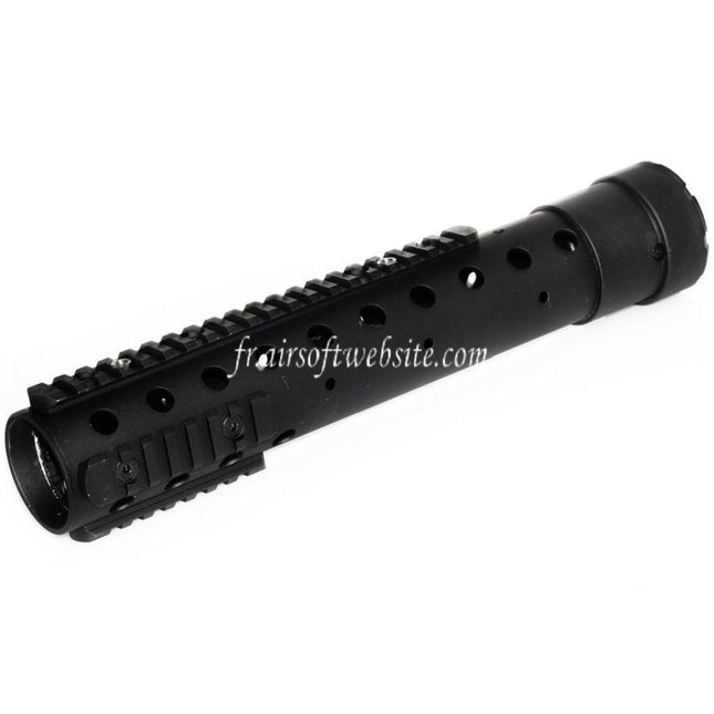 CYMA 323mm Aluminium MK12 SPR Mod 0 Free Float Rail de Garde-Main Convient pour M4 M16 Série AEG Fusil Airsoft Noir