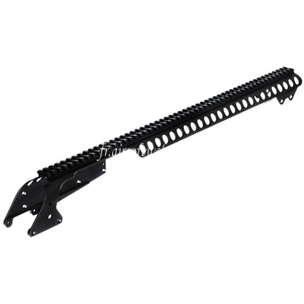 CYMA 537mm Aluminium Top Rail System mit 6-Schuss Magazintasche Passend für CYMA Tokyo Marui M870 Serie Airsoft Schrotflinte Schwarz