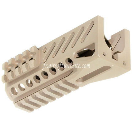 5KU CNC 119mm B-11 Classic Bas Rail de Garde-Main Convient pour D-Boys LCT GHK Tokyo Marui AKS-74U Série AEG GBB Fusil Airsoft