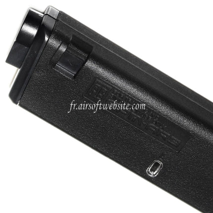 PTS 140 Kugeln EPM-AR9 Mid-Cap Enhanced Polymer Magazin passend für Classic Army PX9 G&G ARP9 Serie AEG Airsoft Gewehr Schwarz