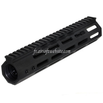APS 9.75 Pouces 248mm EMG NOVESKE NSR Gen 4 RIS M-LOK Rail de Garde-Main Convient pour AR M4 M16 Série AEG Fusil Airsoft Noir