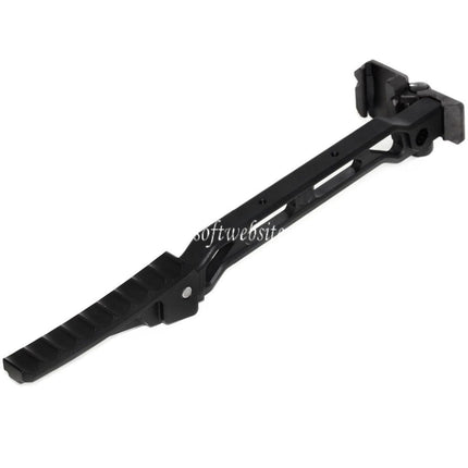 5KU 198mm AB-8R Style avec Pliable Mech Butt Plaque Crosse Convient pour 1913 Picatinny Rail System Fusil Airsoft Noir