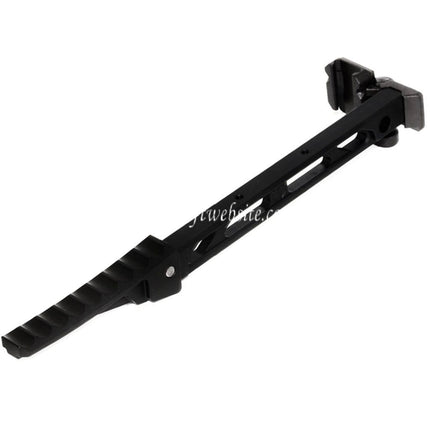 5KU 198mm AB-8 Style avec Pliable Mech Butt Plaque Crosse Convient pour 1913 Picatinny Rail System Fusil Airsoft Noir