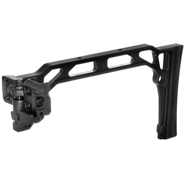 5KU 206mm SS-8R Style avec Pliable Mech Crosse Convient pour 1913 Picatinny Rail System Fusil Airsoft Noir