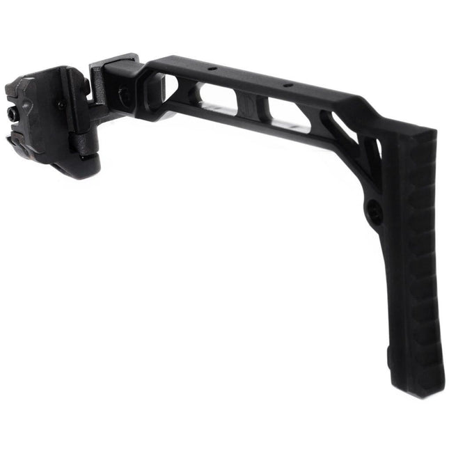 5KU 206mm SS-8R Style avec Pliable Mech Crosse Convient pour 1913 Picatinny Rail System Fusil Airsoft Noir