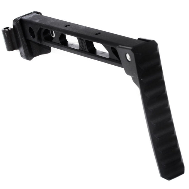 5KU 198mm AB-8 Style avec Pliable Butt Plaque Crosse Convient pour D-Boys GHK LCT CYMA AK Série Fusil Airsoft Noir