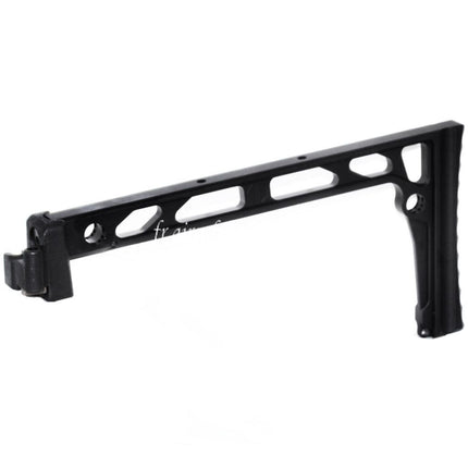 5KU 206mm SS-8 Style Butt Plaque Crosse Convient pour D-Boys GHK LCT CYMA AK Série Fusil Airsoft Noir
