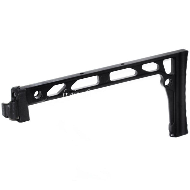 5KU 206mm SS-8 Style Butt Plaque Crosse Convient pour D-Boys GHK LCT CYMA AK Série Fusil Airsoft Noir
