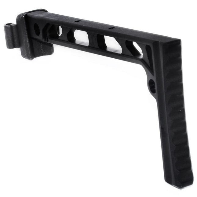 5KU 206mm SS-8 Style Butt Plaque Crosse Convient pour D-Boys GHK LCT CYMA AK Série Fusil Airsoft Noir