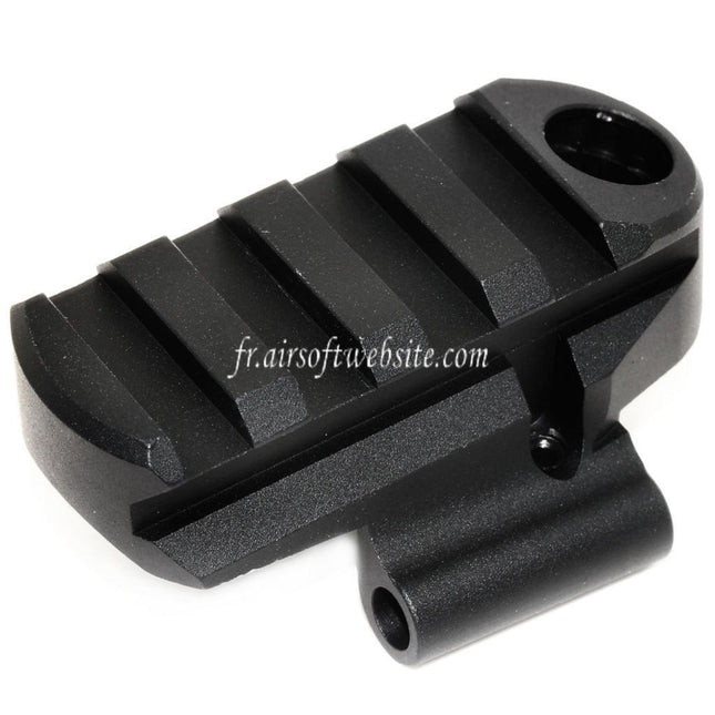 5KU M1913 Picatinny Rail Crosse Base Adaptateur avec QD Sangle Hole Convient pour CYMA D-Boys LCT GHK AK Série Fusil Airsoft Noir