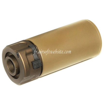 5KU 92mm Mini Silencieux avec Spitfire Traceur Convient pour -14mm CCW sens antihoraire Canon Fusil Airsoft