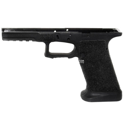 APS EMG Polymer Stippled Pistolengriff Rahmen passt für ACP601 ACP606 Black Hornet Tokyo Marui G17 G18C G34 G35 Serie GBB Airsoft Pistole Schwarz