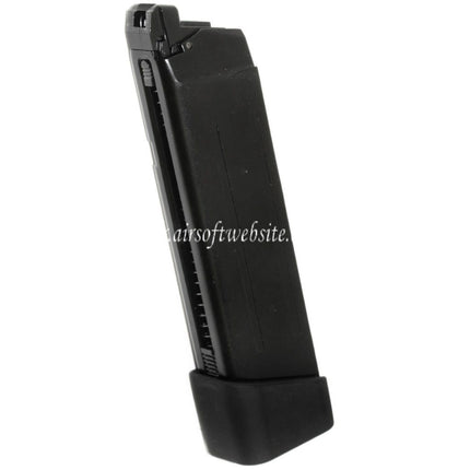 APS EMG TTI 23 Kugeln Co2 Magazin Passend für G17 G18C G34 G35 G-Serie GBB Airsoft Pistole Schwarz