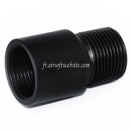 5KU Canon Silencieux Compensateur Adaptateur Intérieur Filetage +14mm CW to Extérieur Filetage -14mm CCW Filetage