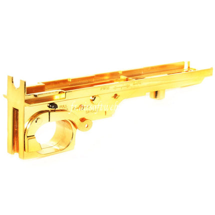 King Arms CNC Aluminium Lower Receiver Passend für King Arms Thompson M1A1 Military / M1928 Chicago Serie AEG Airsoft Gewehr Gold