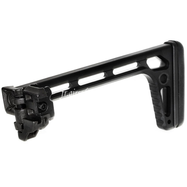 5KU 205mm Minimalist Pliable Crosse Convient pour MCX / MPX M1913 Picatinny Rail System Fusil Airsoft Noir