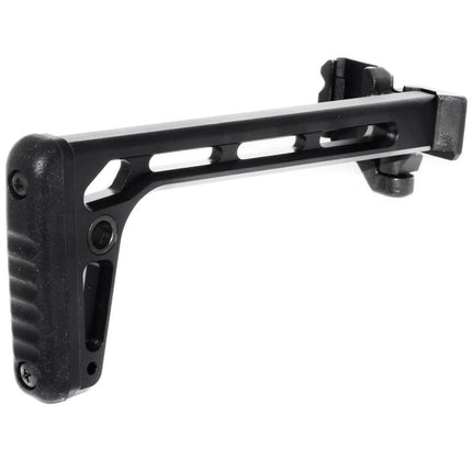 5KU 205mm Minimalist Pliable Crosse Convient pour MCX / MPX M1913 Picatinny Rail System Fusil Airsoft Noir