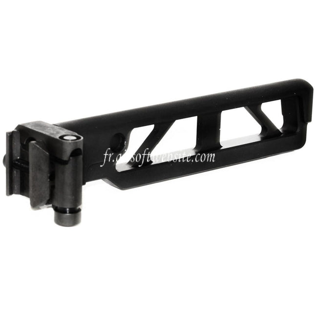 5KU 162mm ST-6 Style AR M4 Crosse avec Pliable Mech Convient pour M1913 Picatinny Rail System Fusil Airsoft Noir