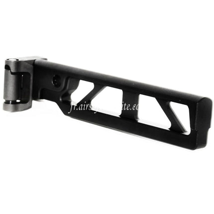 5KU 162mm ST-6 Style AR M4 Crosse avec Pliable Mech Convient pour M1913 Picatinny Rail System Fusil Airsoft Noir