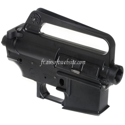 E&C M16VN Upper und Lower Receiver Metallgehäuse Passend für E&C Tokyo Marui M4 M16 Serie AEG Airsoft Gewehr Schwarz