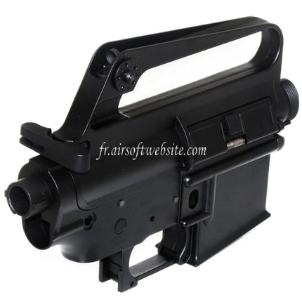 E&C M16VN Upper und Lower Receiver Metallgehäuse Passend für E&C Tokyo Marui M4 M16 Serie AEG Airsoft Gewehr Schwarz