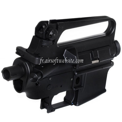 E&C M16A2 Haut Bas Métal Boîtier Convient pour E&C Tokyo Marui M4 M16 Série AEG Fusil Airsoft Noir