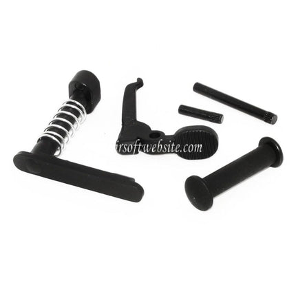 E&C M16A2 Haut Bas Métal Boîtier Convient pour E&C Tokyo Marui M4 M16 Série AEG Fusil Airsoft Noir